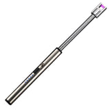 Briquet Electrique Flexible USB Batterie Rechargeable Argent
