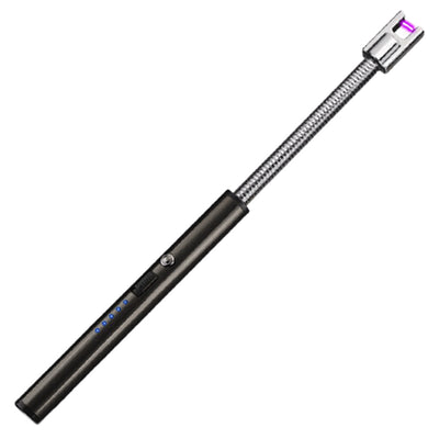 Briquet Electrique Flexible USB Batterie Rechargeable Noir