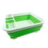 Égouttoir vaisselle Pliant Compactable Vert - Tendances-cuisine.fr