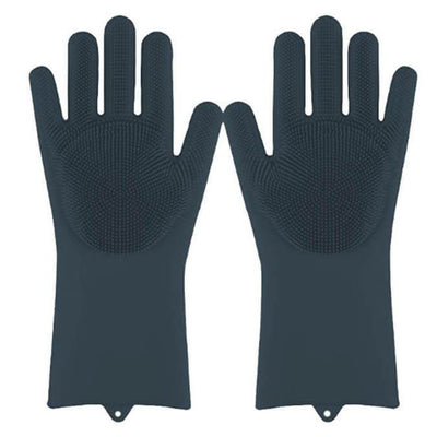 Gant De Nettoyage Silicone Gris Tendances-cuisine.fr