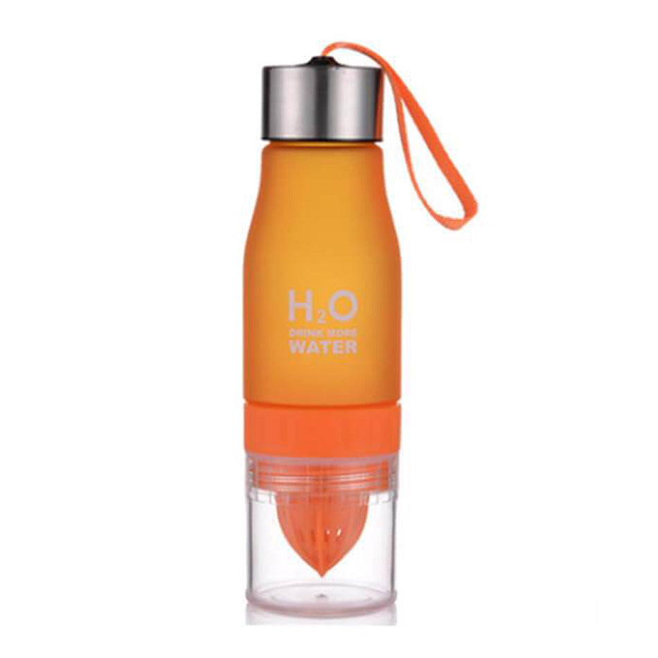Bouteille D'Eau Avec Infuseur De Fruits,Gourde De Motivation Carrée