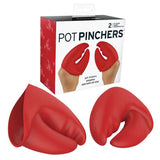 Maniques Pinces de Crabe en Silicone Anti-chaleur Lot de 2 - Tendances-cuisine.fr