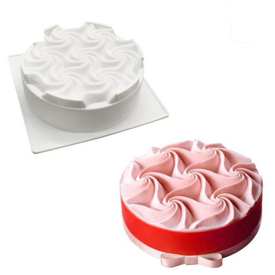BESTonZON Lot de 6 moules à gâteau creux DIY Gâteau Moisissure Moule 3D  Silicone pour Pudding Chocolat Mousse Dessert Cuisine Moules à Pâtisserie :  : Cuisine et Maison