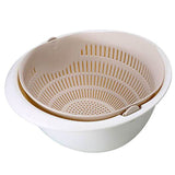 Panier Égouttoir 2 en 1 Beige Tendances-cuisine.fr