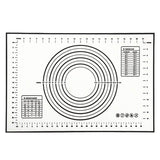 Tapis à Pétrir la Pâte en Silicone Gradué 60 X 40 Noir Tendances-cuisine.fr