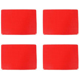 Tapis de Cuisson Anti Adhésif Pyramidal en Silicone Lot de 4 - Tendances-cuisine.fr