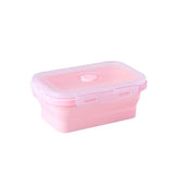 lunch box compactable télescopique Rose 350 ML Tendances-cuisine.fr