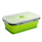 lunch box compactable télescopique Vert 800 ML Tendances-cuisine.fr