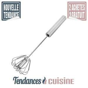 Batteur à Œufs Semi Automatique Inox - Tendances-cuisine.fr