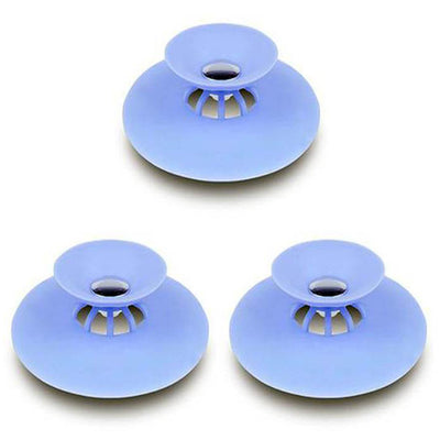 Bouchon d'Évacuation Filtrant Évier de Cuisine Bleu 3 pieces - Tendances-cuisine.fr