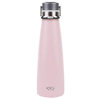 Bouteille Isotherme Intelligente Afficheur de Température OLED Tactile Rose