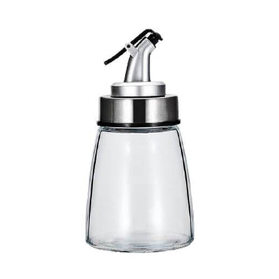 Bouteille à Huile d'Olive en Verre Graduée + Bec Verseur - 160 ML