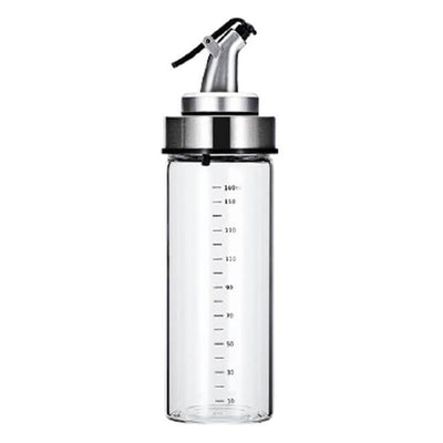 Bouteille à Huile d'Olive en Verre Graduée + Bec Verseur - 170 ML