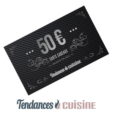 Carte cadeaux 50 € - tendances-cuisine.fr