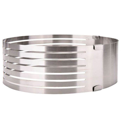 Cercle Tranche Gâteaux Génoise Inox
