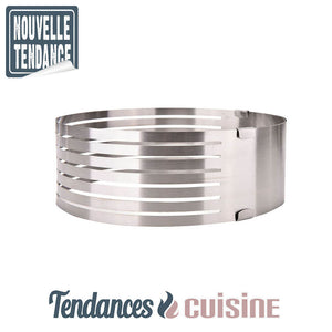 Cercle Tranche Gâteaux Inox en vente sur Tendances-cuisine.fr