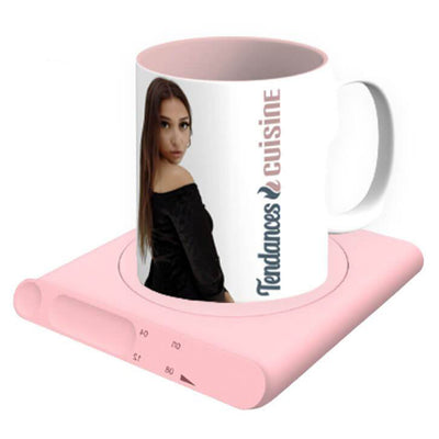 Chauffe Tasse à Café USB Premium Rose