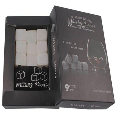 Coffret 9 Pierres Whisky Pierres Naturels Blanc-Tendance-scuisine.fr