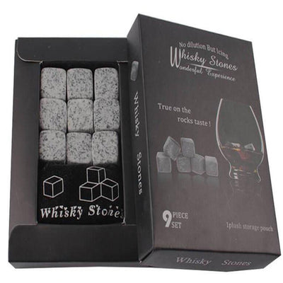 Coffret 9 Pierres Whisky Pierres Naturels Mouchete-Tendance-scuisine.fr