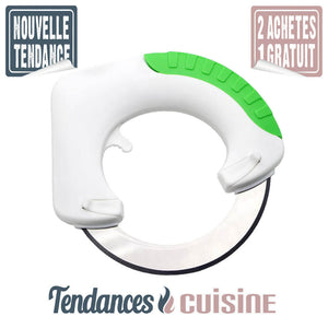 Couteau Circulaire Professionnel Lame Rotative - Tendances-cuisine.fr