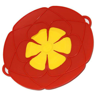 Couvercle Anti Débordement et Cuisson Vapeur Rouge Ø 25 - Tendances-cuisine.fr