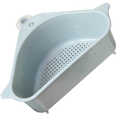 Égouttoir d’Évier Triangulaire Multifonction Bleu - Tendances-cuisine.fr