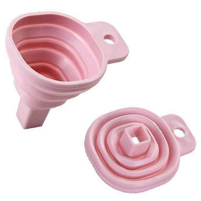 Entonnoir télescopique rétractable compactable Rose Tendances-cuisine.fr