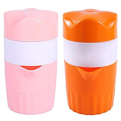 Extracteur de Jus Presse Agrumes Manuel Orange et Rose Lot de 2 - Tendances-cuisine.fr