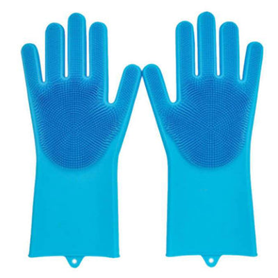 Gant De Nettoyage Silicone bleu Tendances-cuisine.fr