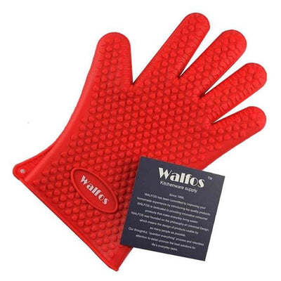 Gants Anti chaleur rouge Tendances-cuisine.fr