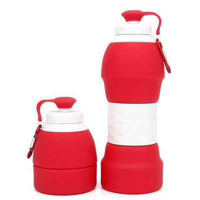 Gourde Compactable 580 ML Rouge Tendances-cuisine.fr