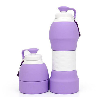 Gourde Compactable 580 ML violet Tendances-cuisine.fr