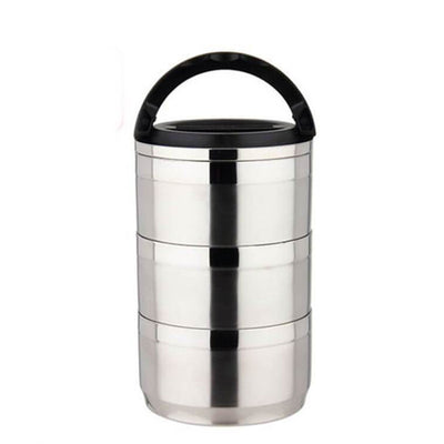 Lunch Box Bento Premium en Acier Inoxydable 3 Compartiments