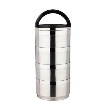 Lunch Box Bento Premium en Acier Inoxydable 4 Compartiments