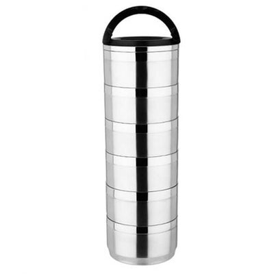 Lunch Box Bento Premium en Acier Inoxydable 6 Compartiments