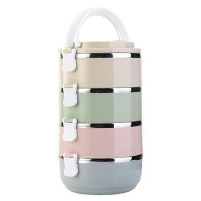 Lunch Box Japonaise Bento Multi 4 Compartiments - Tendances-cuisine.fr