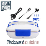 Lunch Box Chauffante Electrique Premium Bleu 230v - Tendances-cuisine.fr