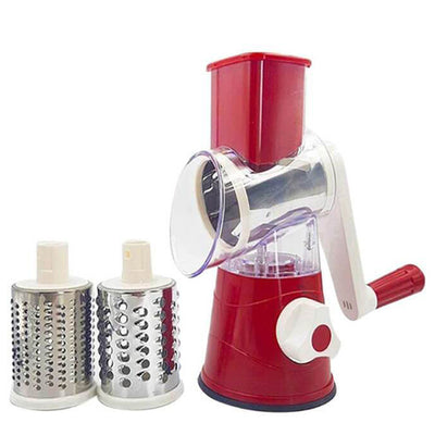 Mandoline à légumes manuel Multifonction Rouge Tendances-cuisine.fr