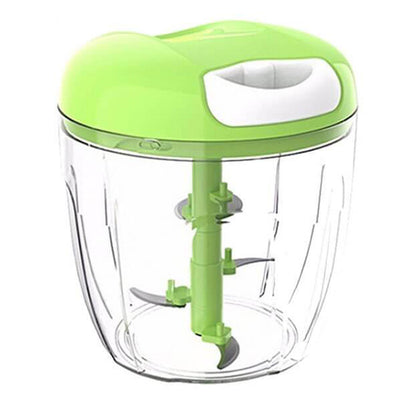 Mini Broyeur Sans efforts 5 lames Vert Tendances-cuisine.fr