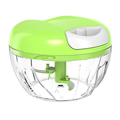 Mini Broyeur Sans efforts 3 lames Vert Tendances-cuisine.fr