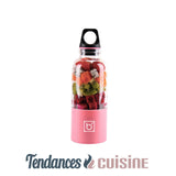 Mini mixer Fruits USB 500 ml Rose Tendances-cuisine.fr