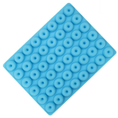 Moule 48 Mini Donuts Bleu en Silicone - Tendances-cuisine.fr