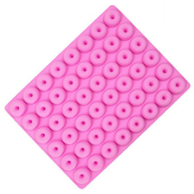 Moule 48 Mini Donuts Rose en Silicone - Tendances-cuisine.fr
