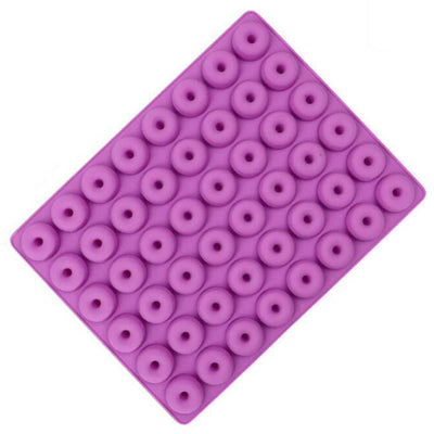 Moule 48 Mini Donuts Violet en Silicone - Tendances-cuisine.fr