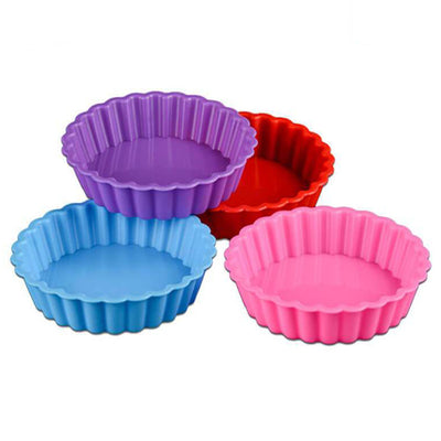 Moule Tartelettes en Silicone Lot de 10 Pièces - Tendances-cuisine.fr