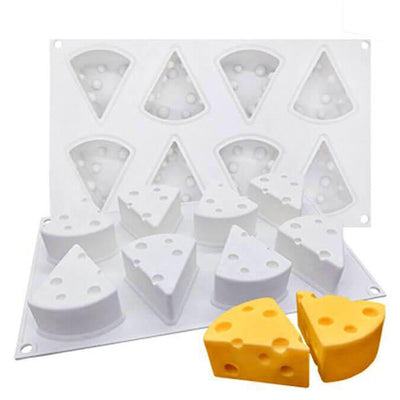 Moule à Gâteaux 3D Silicone Motif Part de gruyère 3D - Tendances-cuisine.fr