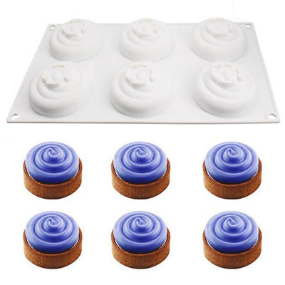 Moule à Gâteaux 3D Silicone Motif Toupie 3D - Tendances-cuisine.fr