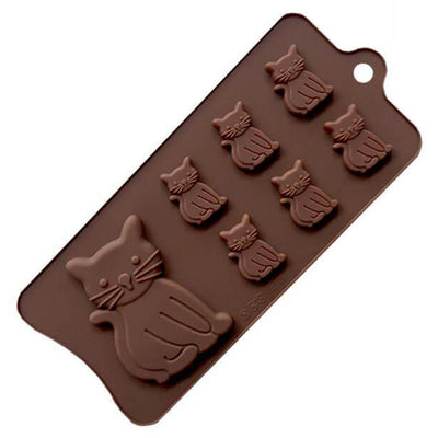 Présentation du Moule à chocolat petits chats tendances-cuisine.fr