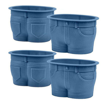 Moule à gâteaux en silicone Jeans Minions Lot de 4 Tendances-cuisine.fr