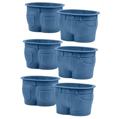 Moule à gâteaux en silicone Jeans Minions Lot de 6 Tendances-cuisine.fr